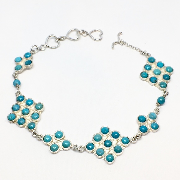 Jay King Sterling Silver & Turquoise Bracelet - Picture 1 of 7